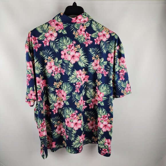 Izod Shirt Men 2XB Multicolor Floral Swingflex Elite Golf Polo 4-Way Stretch NWT - Picture 2 of 8